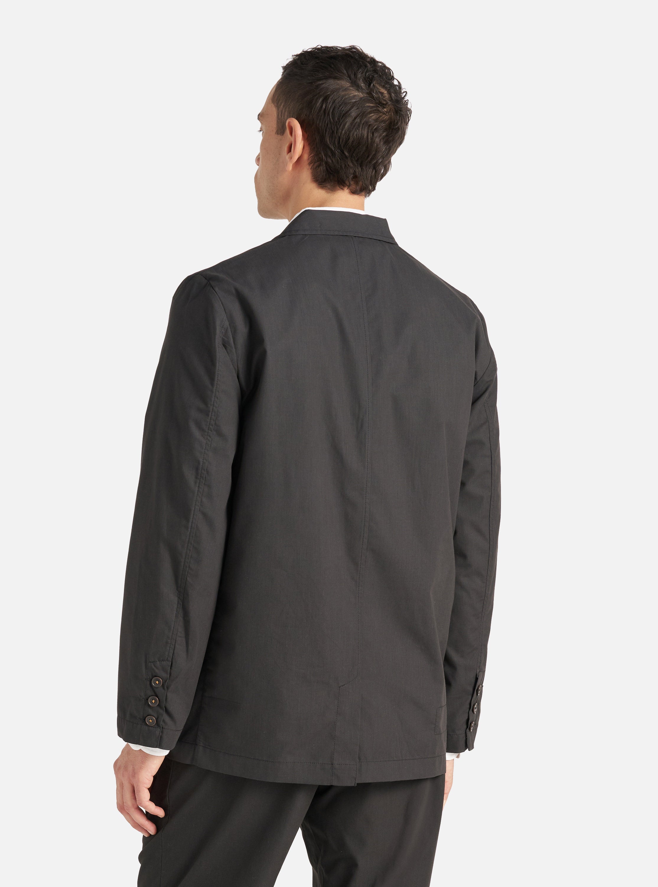 Universal Works Capitol Jacket in Black Recycled Polytech