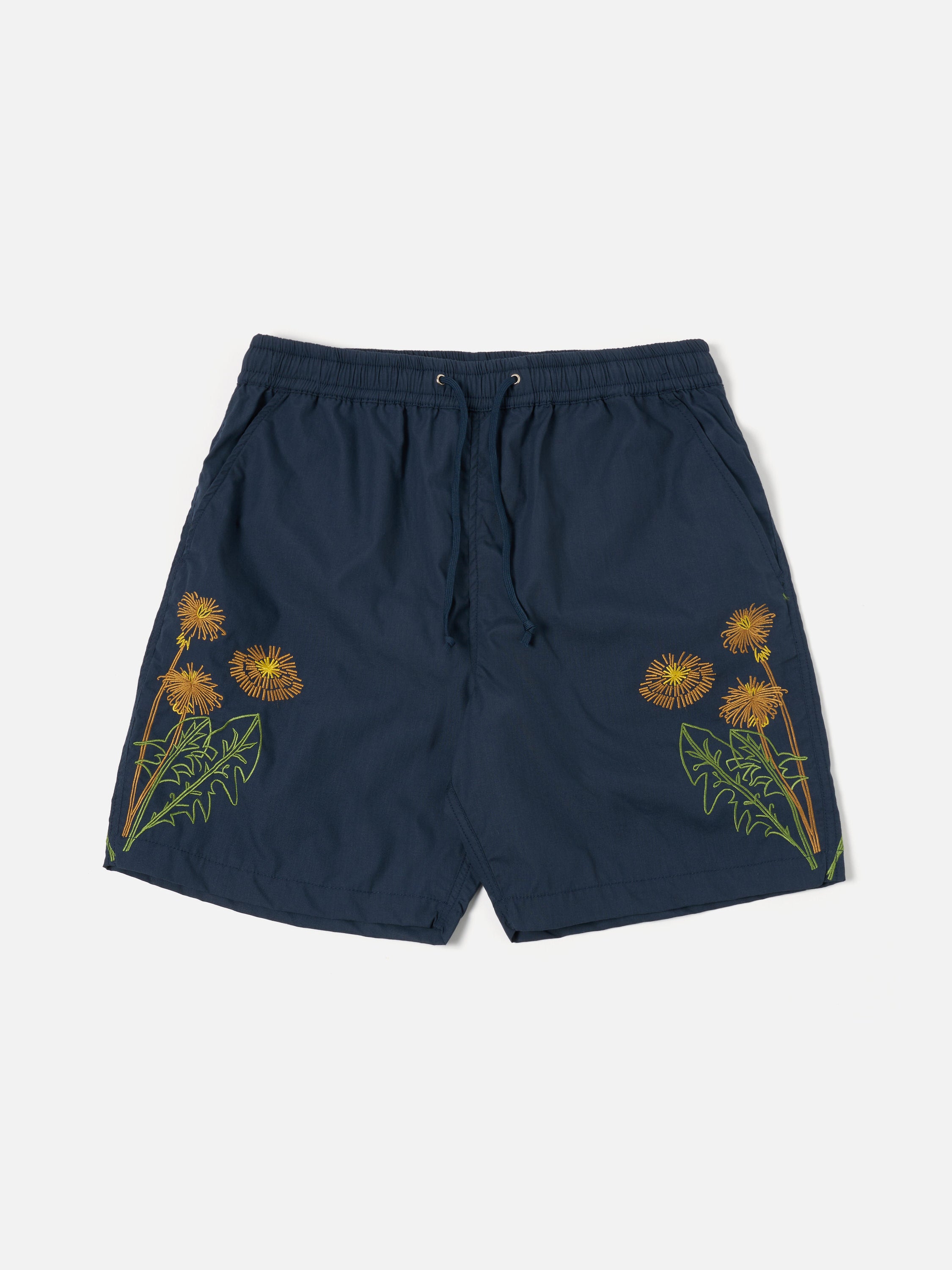Flower Mountain x Universal Works Beach Short in Navy Recycled Polytech