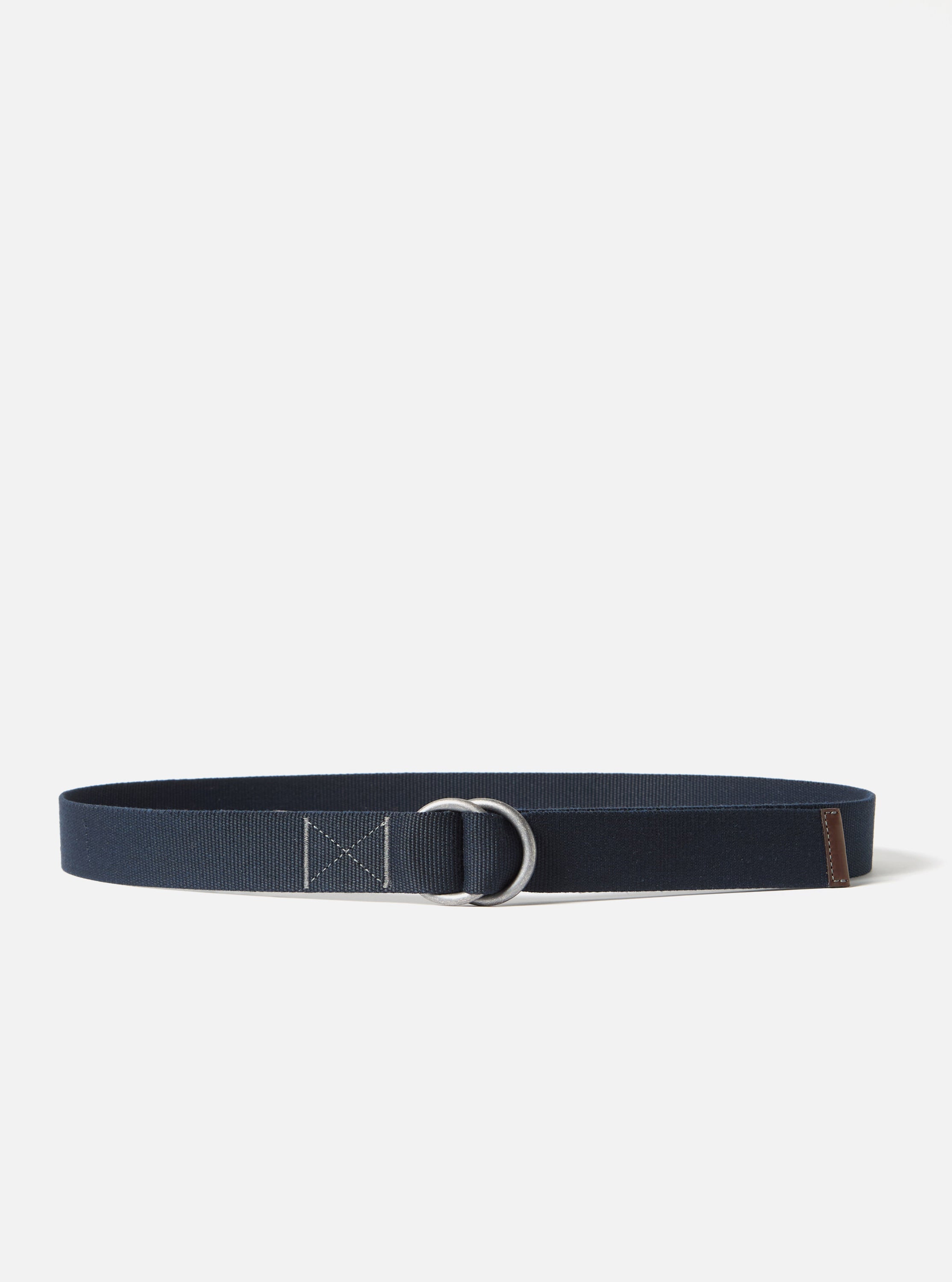 Universal Works O Ring Belt in Navy Canvas