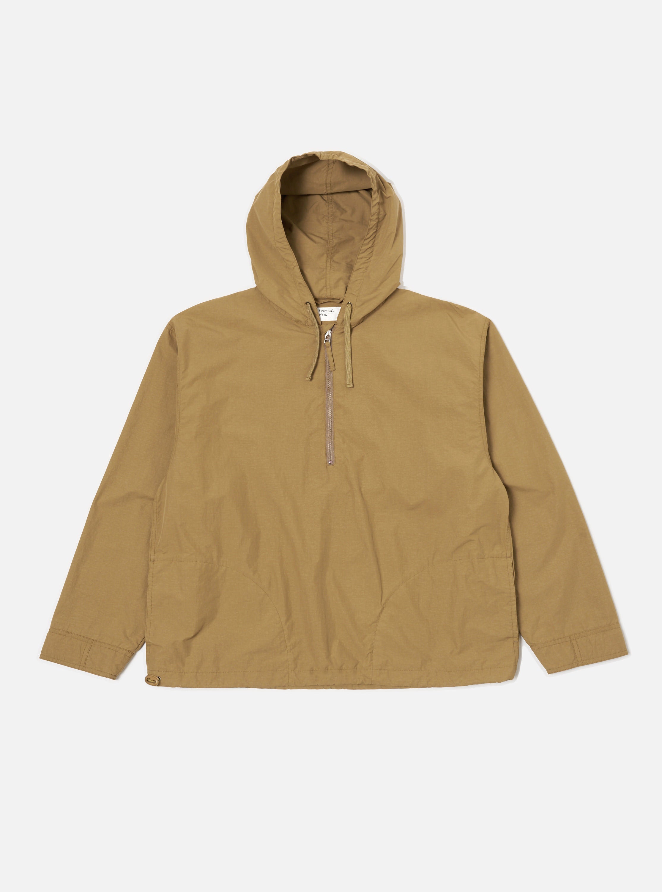 Universal Works Liam Jacket in Dark Sand Peach Recycled Nylon