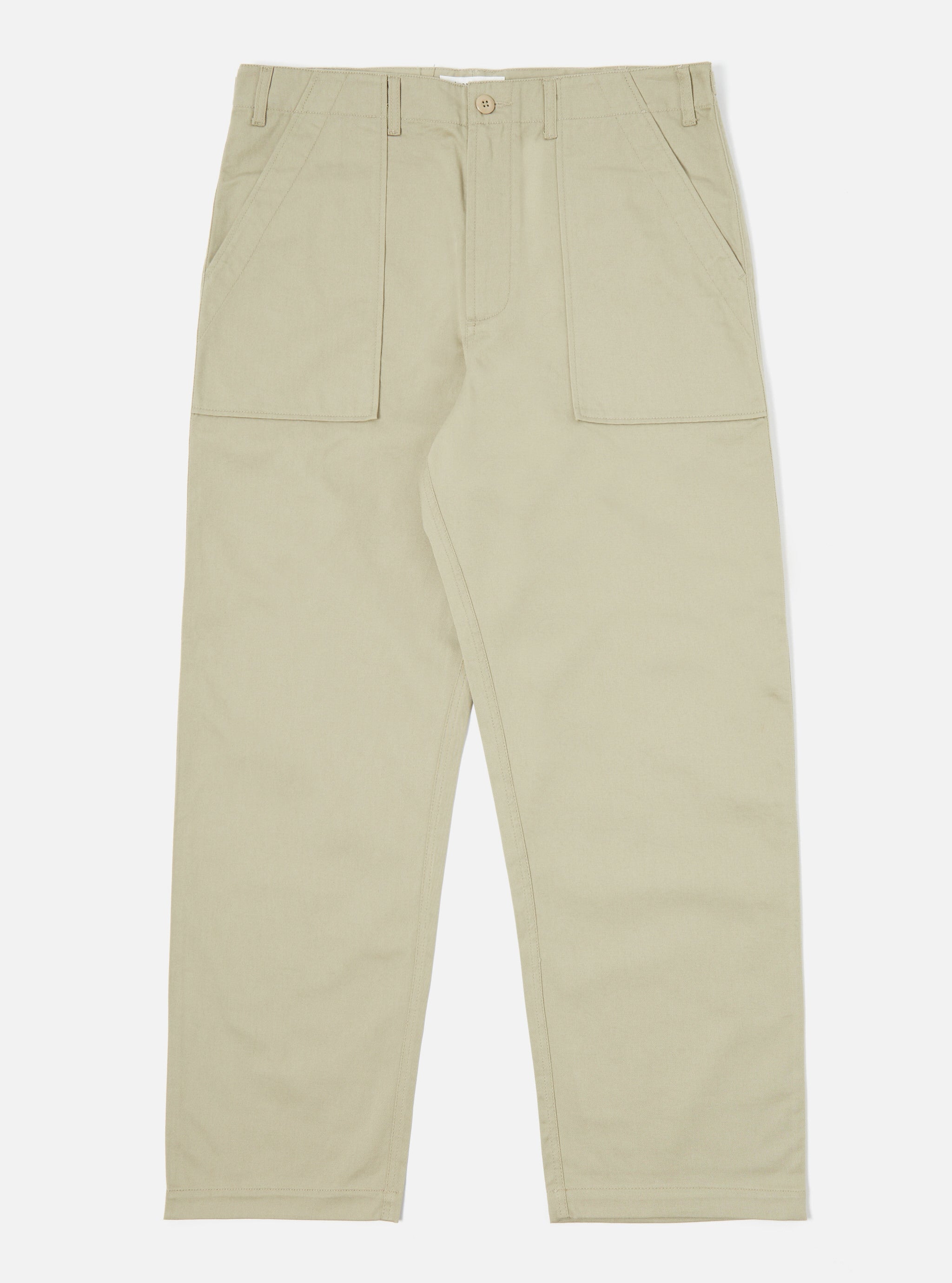Universal Works Fatigue Pant (Undarted) in Stone Twill