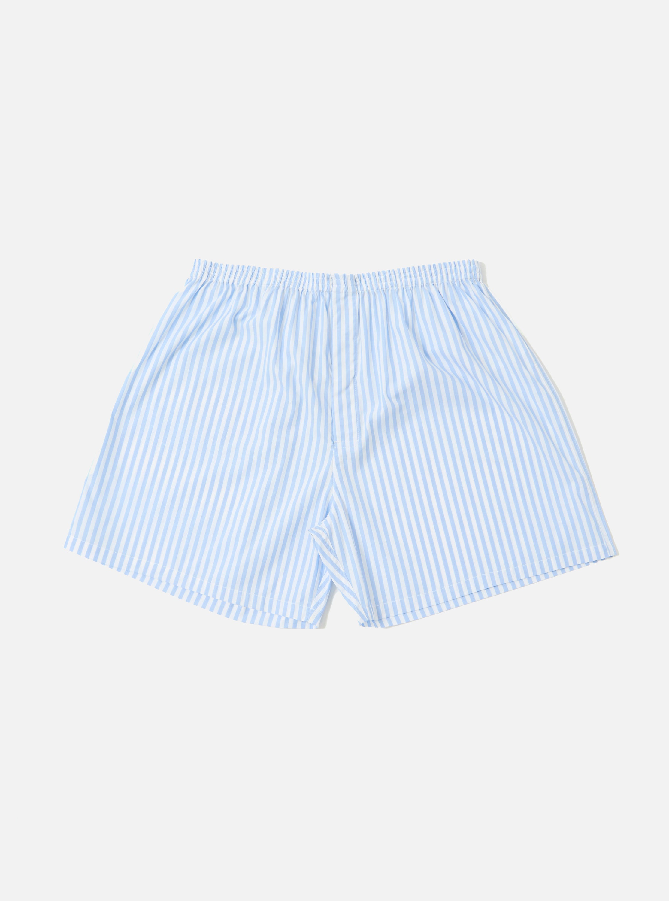 Universal Works Boxer Short in Blue Classic Stripe