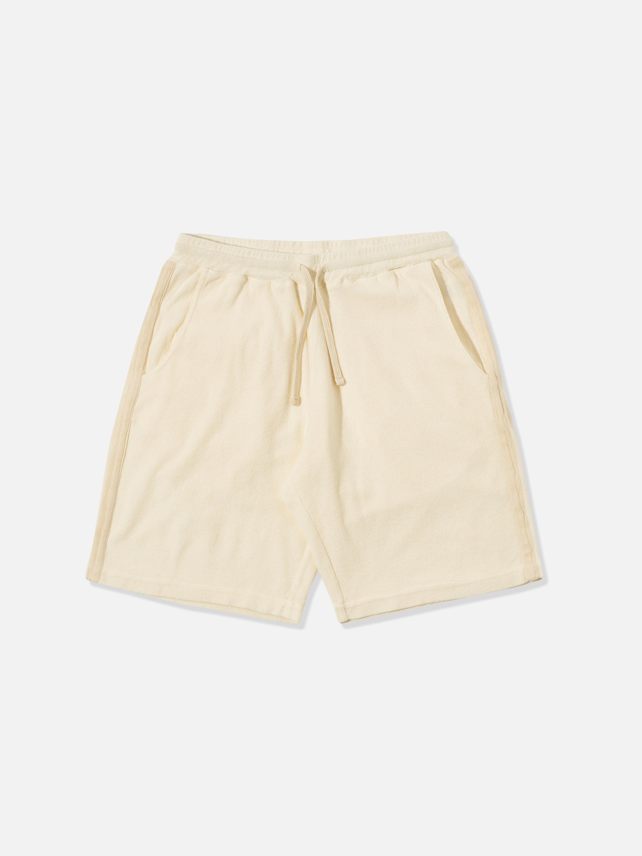 Universal Works Simple Short in Ecru Light Weight Terry