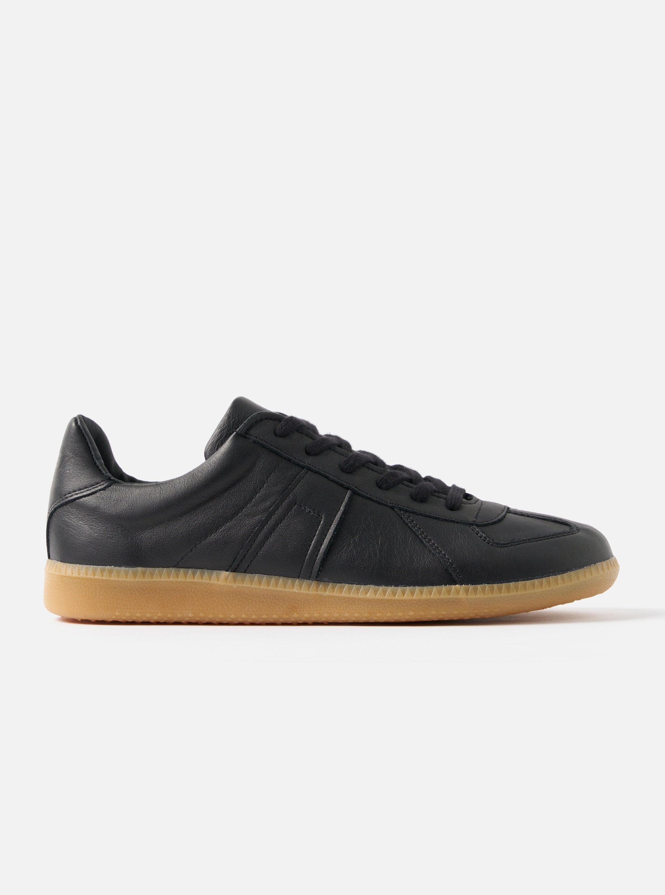 Novesta for Universal Works German Army Trainer in Black Leather