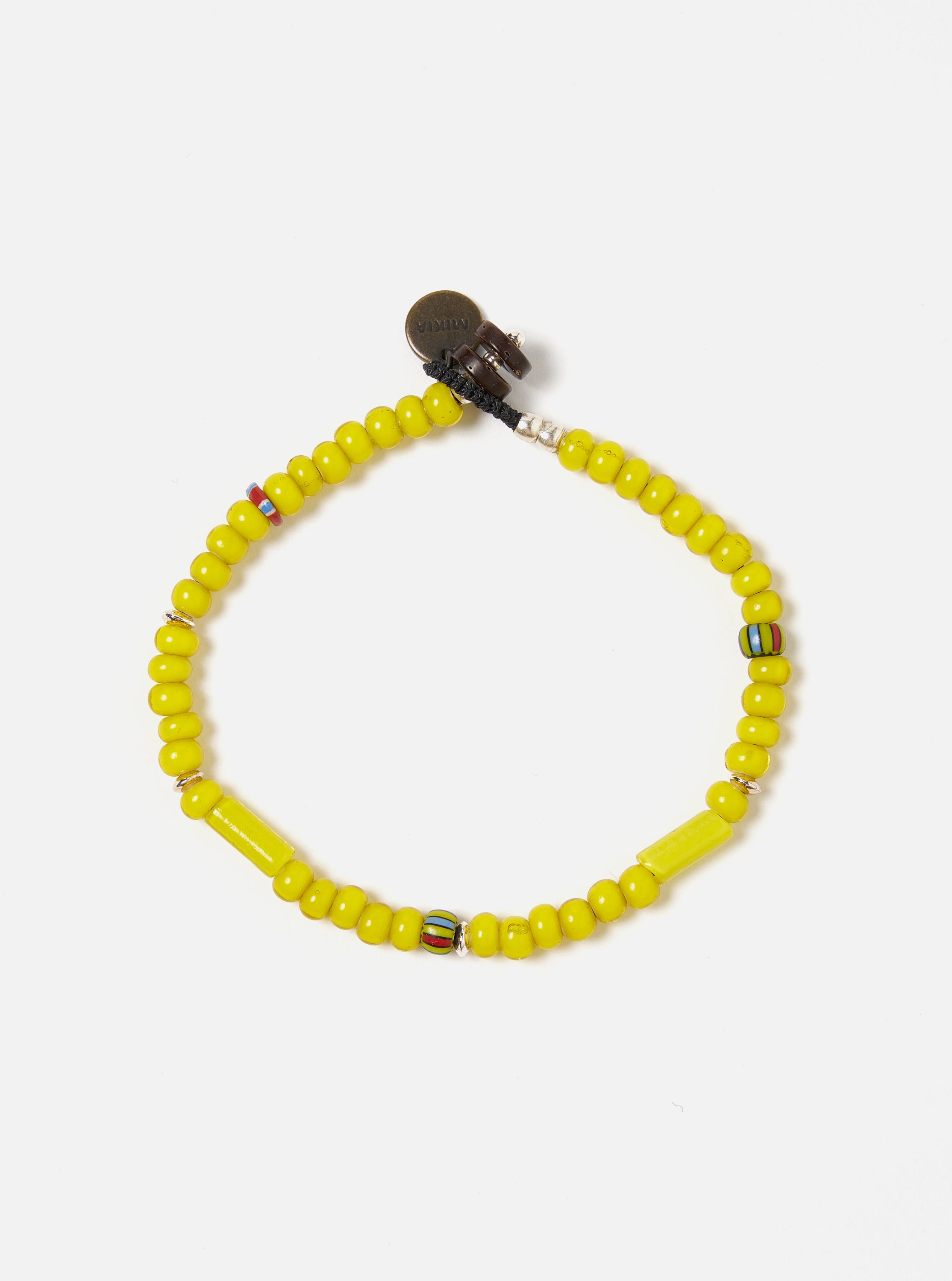 Mikia Bracelet in Yellow/White Hearts