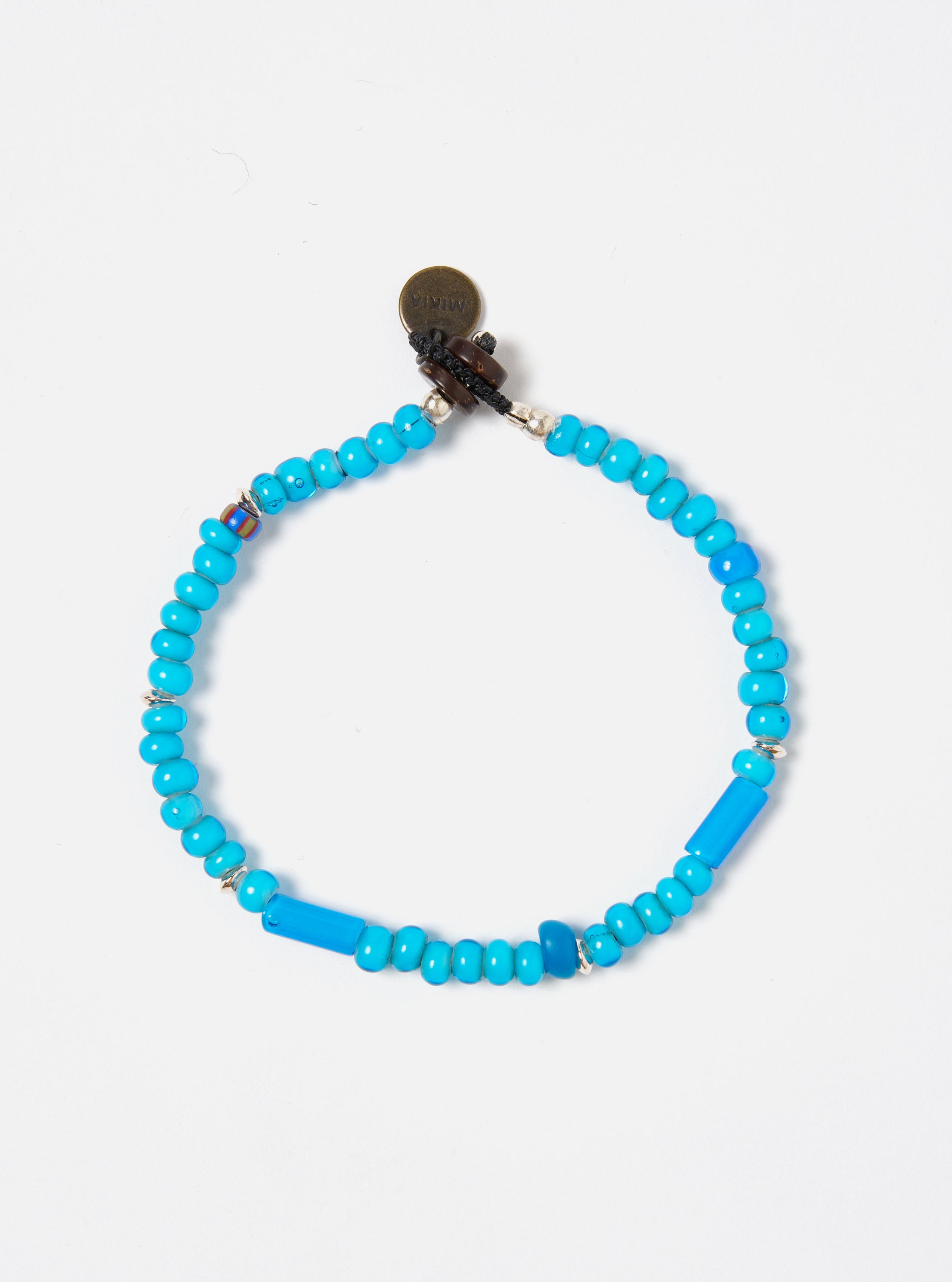 Mikia Bracelet in Blue/White Hearts