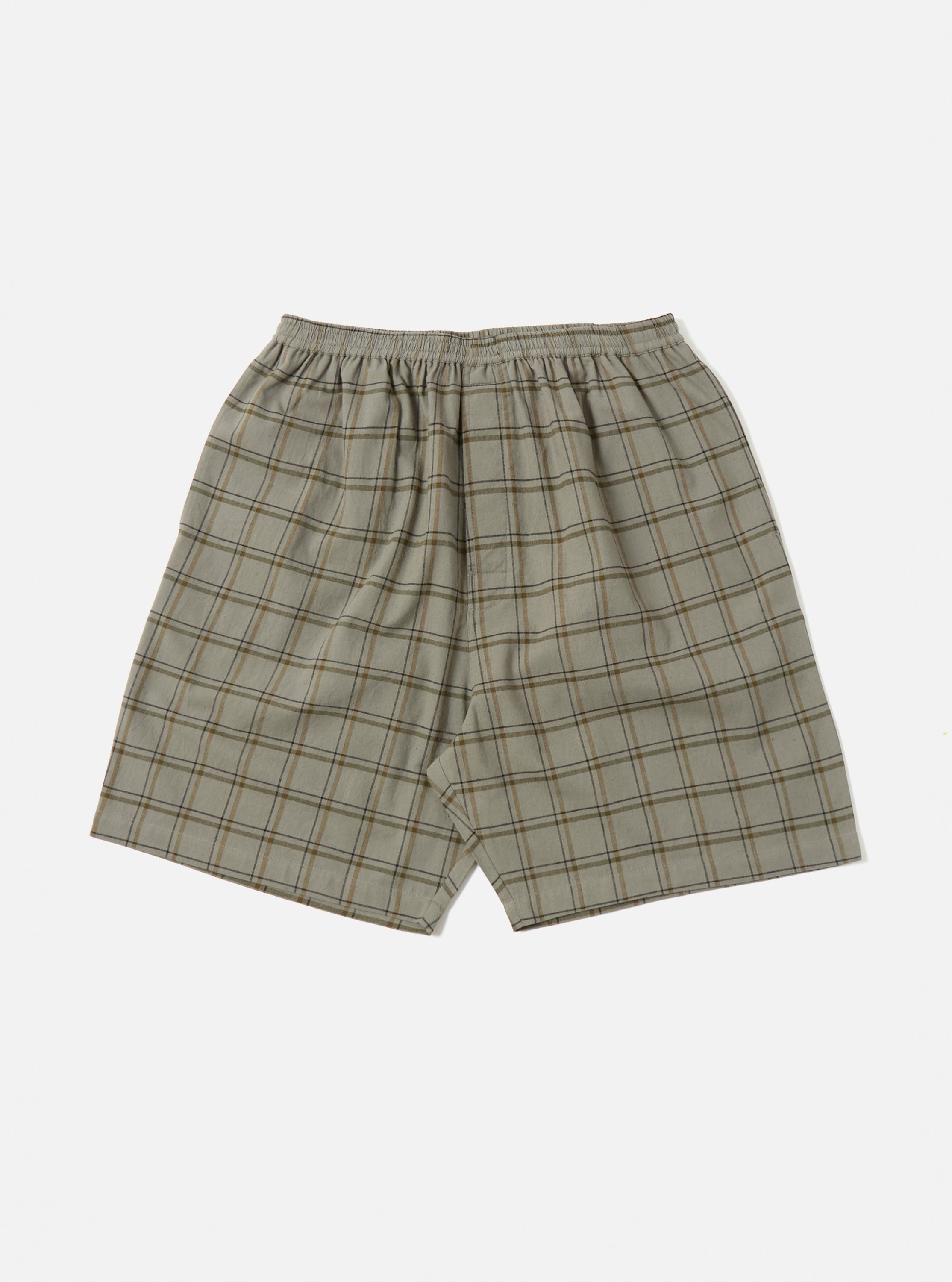 Universal Works Pyjama Short in Green PJ Plaid