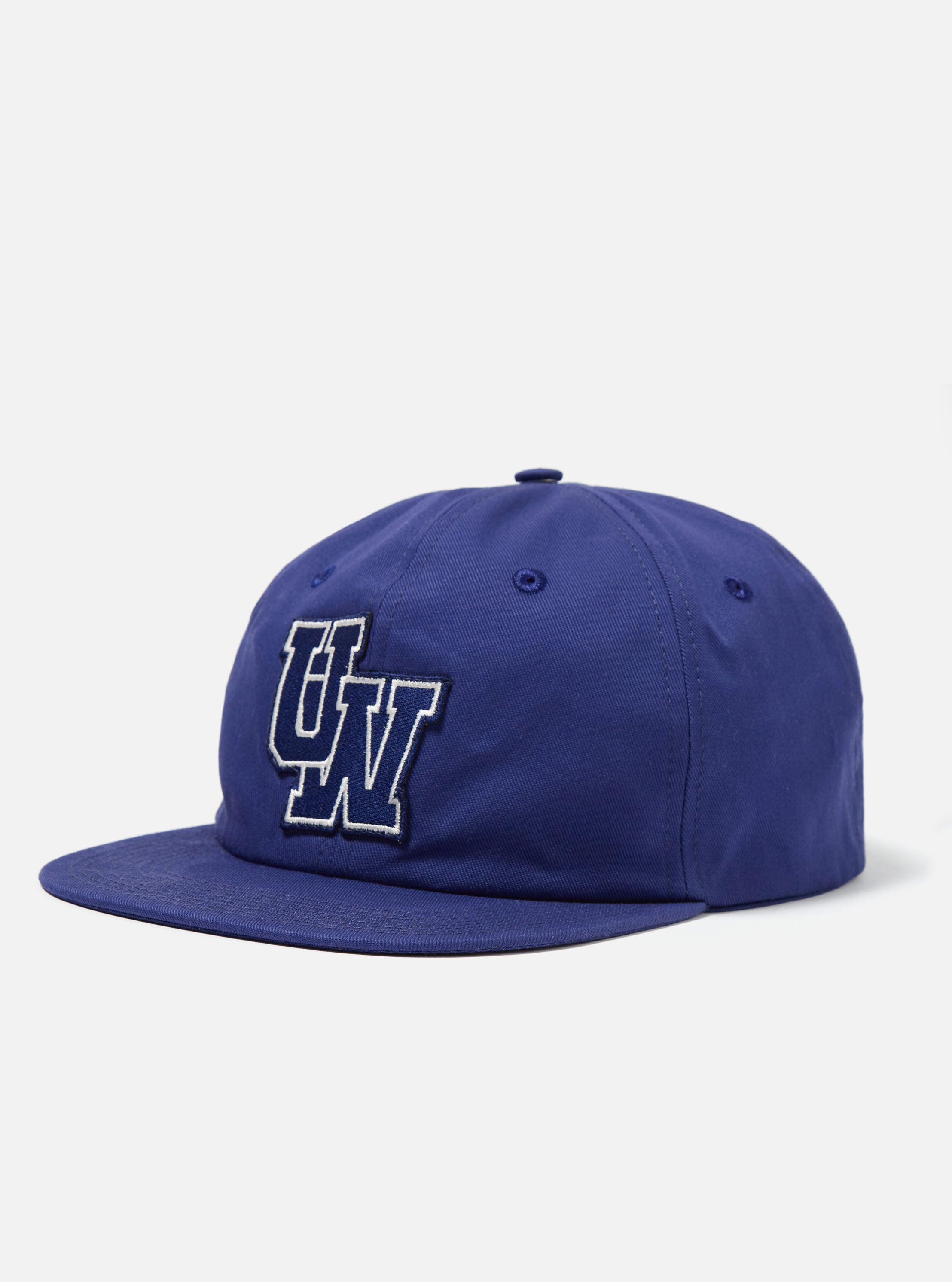 Universal Works Baseball Hat in Bright Navy Twill Cotton